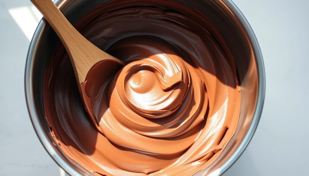 Chocolate Buttercream Frosting Preparation