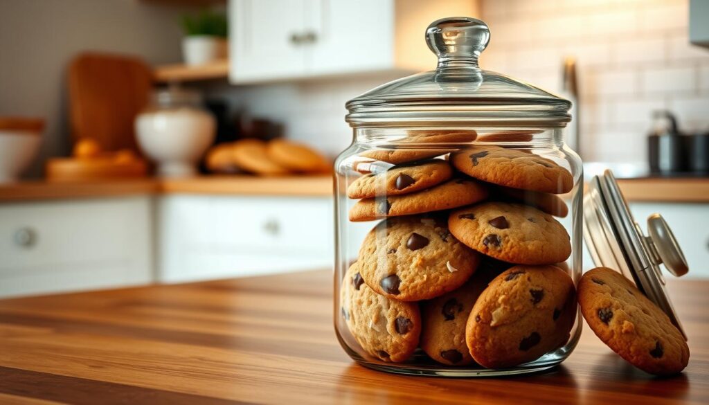 Coconut Chocolate Chip Cookies Storage