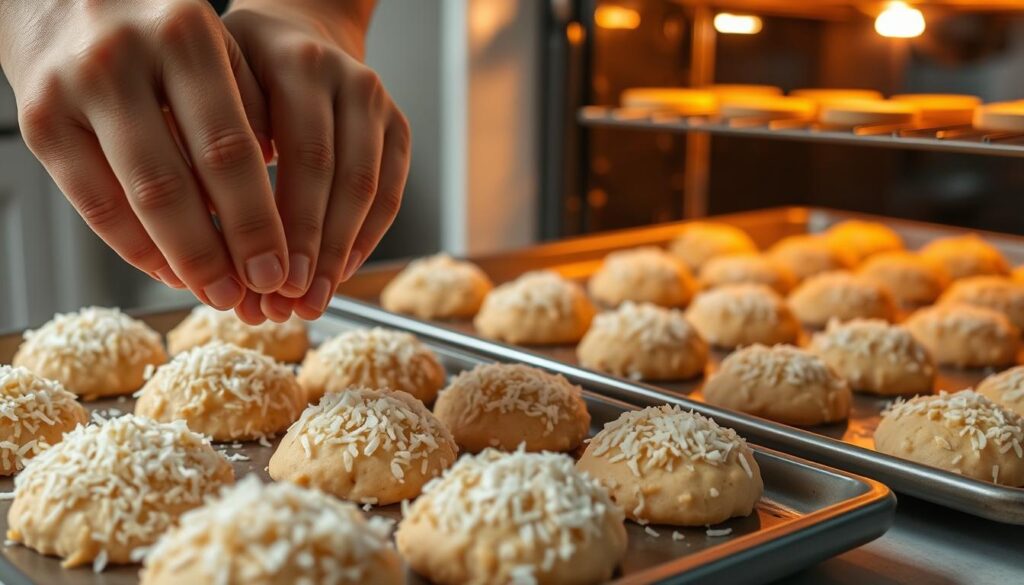 Coconut Cookies Baking Techniques