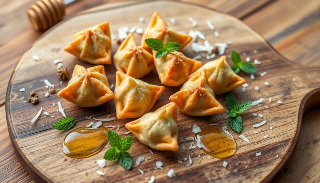 Mini Sweet Samosas Presentation