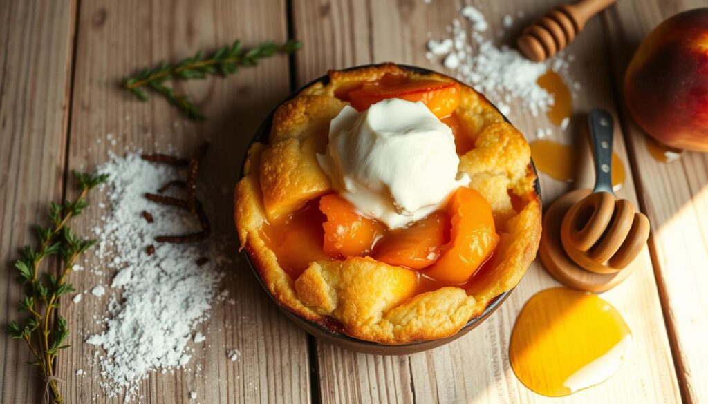 Peach Cobbler Serving Suggestions