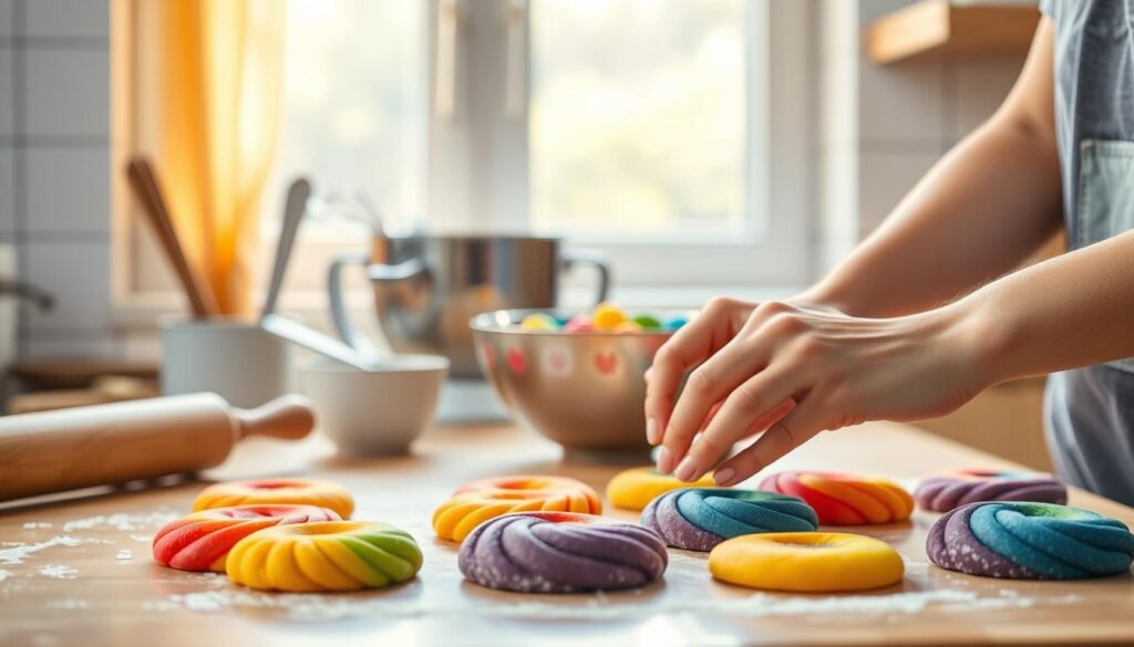 Rainbow Cookie Baking Techniques