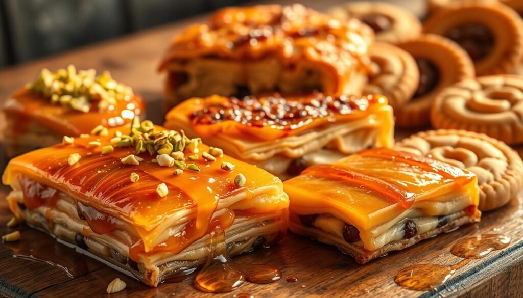 Syrup-soaked Middle Eastern Desserts