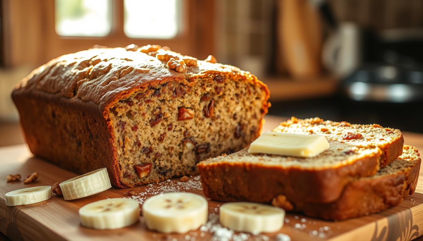 healthy banana bread